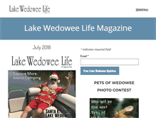 Tablet Screenshot of lakewedoweelife.com